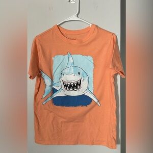 Cat & Jack Boys Shark T-Shirt Braces Short Sleeve Size 14 XL - Pre-Loved